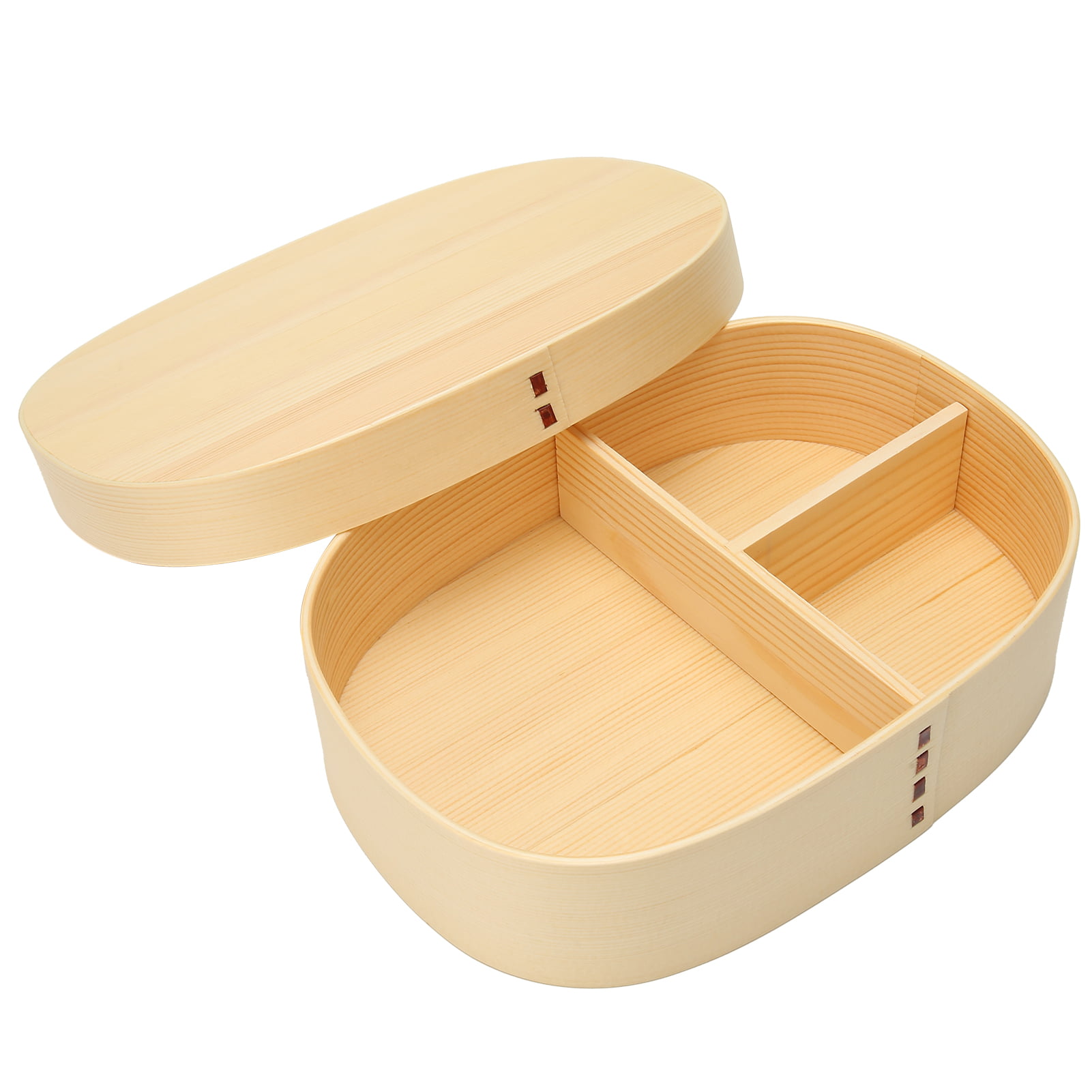 Details about   NEW BENTO BOX Cedar Wappa Lunch Box Natural Wooden Oval Container Yamako Japan 