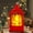 A, variant on Christmas Small Decorative Lantern, Flameless Vintage Candle Lantern Light for Christmas Party Table Centerpiece Indoor Outdoor Hanging Decoration