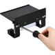 thumbnail image 4 of Soporte para papel higiénico ZHAOCHENG con estante de pared de aluminio negro, 4 of 5