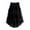 Black, variant on Riforla Ladies' Fashionable Casual Front Short Back Long Swallowtail Cake Skirt Mid Long Double Layer Mesh Puffy Skirt Half Skirt Skirts for Women Trendy Black One Size
