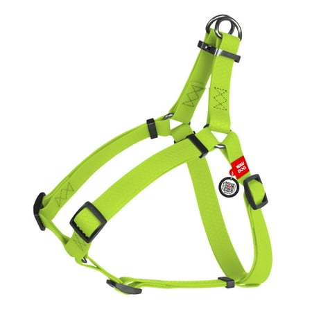UPC: 4823089319209 | Waterproof Dog Harness | Reflective Padded Harness with Adjustable Neck and Chest | Great for Outdoor Hiking Training & Swiming for Large Small and Medium Dogs – Light Green
