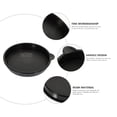 thumbnail image 2 of Set of 2 Plant Pot Trays Bases Flowerpot Saucer with Handle, 2 of 8
