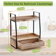 thumbnail image 4 of Organizador de baño Boulphia para encimera de 2 niveles con cajones, 4 of 7