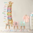 thumbnail image 5 of Kids Height Chart Wall Decals, Baby Growth Height Wall Ruler, Lovely Giraffe with Books Animals Height Measure Wall Stickers, Removable DIY Mural Decor for Kids Bedroom, Nursery, Classroom, 5 of 5