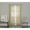 thumbnail image 1 of Curtainworks Soho Voile Solid Semi-Sheer Single Curtain Panel, 1 of 4