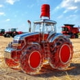 thumbnail image 1 of Decoration Decorative Whiskey Bottle Off Road Vehicle Design Transparent Glass Bottle Bar, 1 of 2