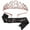 Black+Rose, variant on Yoyauz 18th Birthday Crown & Belt Glitter Satin Belt & Crystal Rhinestone Crown for Happy 18th Birthday Party Supplies Decorating 18th Birthday Party Accessories