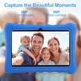 thumbnail image 5 of HDJ 7 in 1024 x 600 Child Tablet,Kids Tablet with Parent Control 32 GB, Android 13, Wi-Fi, Bluetooth, Blue, 5 of 8