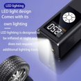 thumbnail image 4 of Wireless Car Tire Inflator-High-Power Portable Air Pump with Rechargeable Lithium Battery, Digital Display, Auto Shut-Off, LED Light & Adapters for Cars, Bikes,Motorcycles,Balls,Outdoor Inflatables, 4 of 5