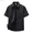 Black, variant on Men's Short Sleeve Shirt Nylon Casual Workwear Button Down Shirt With Multiple Pockets Loose Fit For Spring Summer Fall Daily Wear Big and Tall Shirts Black M