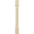 thumbnail image 2 of Ekena Millwork 3 3/4"W x 3 3/4"D x 35 1/2"H Richmond Fluted Cabinet Column (Top Block: 6 1/8", Bottom Block: 7 1/8"), Maple, 2 of 7