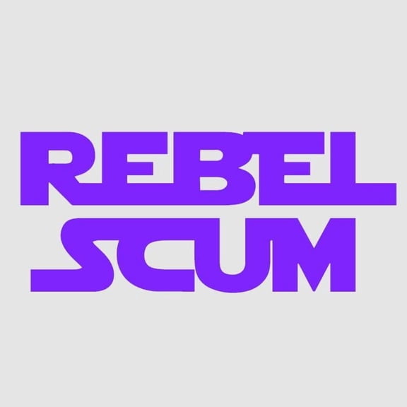 Rabel Scum Vinyl Decal Sticker UV & Waterproof Bumper Window Laptop Automotive Water Bottle Gift accessories – PURPLE 7"