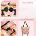 thumbnail image 2 of Shopping Trolley Bag, Reusable Portable Collapsible Shopping Bags, Foldable Shopping Cart with Wheels Grocery Bag Extra Large Utility Tote Bag for Travel Shopping Camp, 18L, 2 of 6