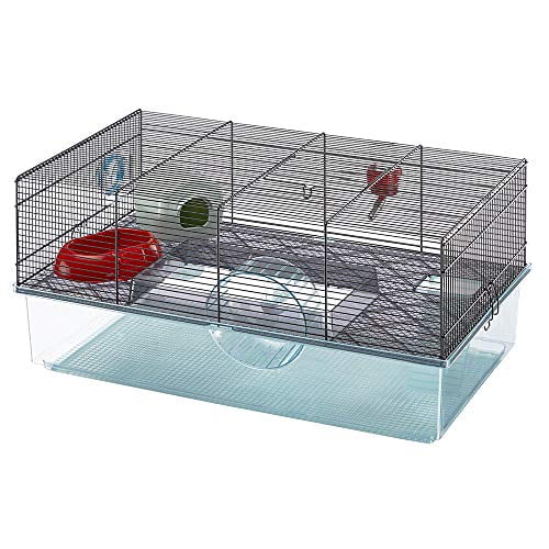 Ferplast CAGE FAVOLA pour Hamster, 23, 62x14, 37xH 11, 81 Pouces Noir