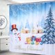 thumbnail image 3 of Cortina de ducha ANGGREK decorativa 200x180 cm Navidad, 3 of 8