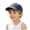 Navy, variant on Duqingm Cute Embroidery Excavator Kids Baseball Cap Adjustable Cotton Washed Vintage Cowboy Hat for Boys Girls Black,6-12 Years