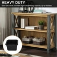 thumbnail image 3 of Rubber Bed Risers, 4 Pack Chair Risers Furniture Lifts Blocks For  Black, 3 of 8