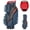 Blue, variant on Sturdum 15-Way Golf Cart Bag, Rubber-Grip Organizer Top with Full-Length Dividers, 7.9 lb Golf Bag with 12 Pockets, Cooler Pocket & Rain Cover