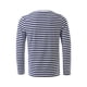 thumbnail image 3 of CamisePaHombres Cuello Redondo Mangas Largas Estampado de Rayas Azul Marino 52, 3 of 7