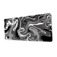 thumbnail image 2 of Bunblic Keyboard Desk Mat Mouse Pad Computer Accessories, Computer Desktop Mat, Laptop Desk Mat Gaming Large Desk Pad for Office Desk Black White Gray, 2 of 8