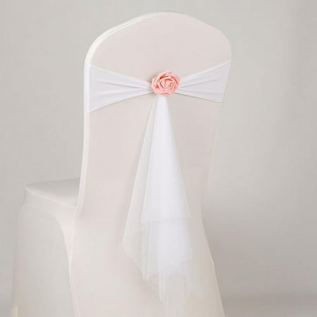 

[Big sale!]10 Pcs Christmas New Year Birthday Events Kids Shower Banquet Decor Chair Ribbons Bows Satin Wedding Chair Bows