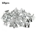 thumbnail image 4 of 25 Pcs Metal Fastener Clips 1/2" X 5/8" Car Retainer Moulding Trim Accessories, 4 of 11