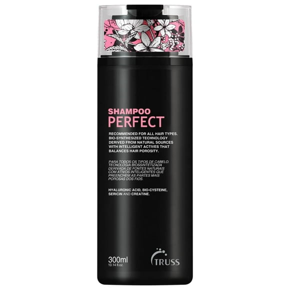 Truss Perfect Shampoo - pour Tous les Types de Cheveux, Favorise une Croissance Saine pour une Apparence Plus Jeune, des Cheveux Plus Soyeux. Traitement Parfait des Racines aux Pointes. Sans Colorants, Ph Équilibré