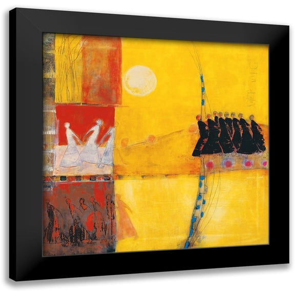van Ginkel, Marjolijn 12x12 Black Modern Framed Museum Art Print Titled - Far Away