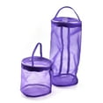 thumbnail image 3 of S Knitting Yarn Storage Bag Holder Portable Accessories Organizer Tote Travel Weave Purple, 3 of 6