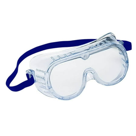 

Brand New Perforated Anti-Fog Protective Safety Goggles Lab Goggles Elastic Band Soft Vinyl Frame Clear Lens Elastic Band