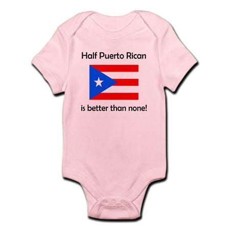 

CafePress - Half Puerto Rican Body Suit - Baby Light Bodysuit