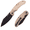 Dark Brown, variant on Kansept Nesstreet Folding Pocket Knife 3.58'' CPM-S35VN Blade,Brown Micarta Handle,K1039A1