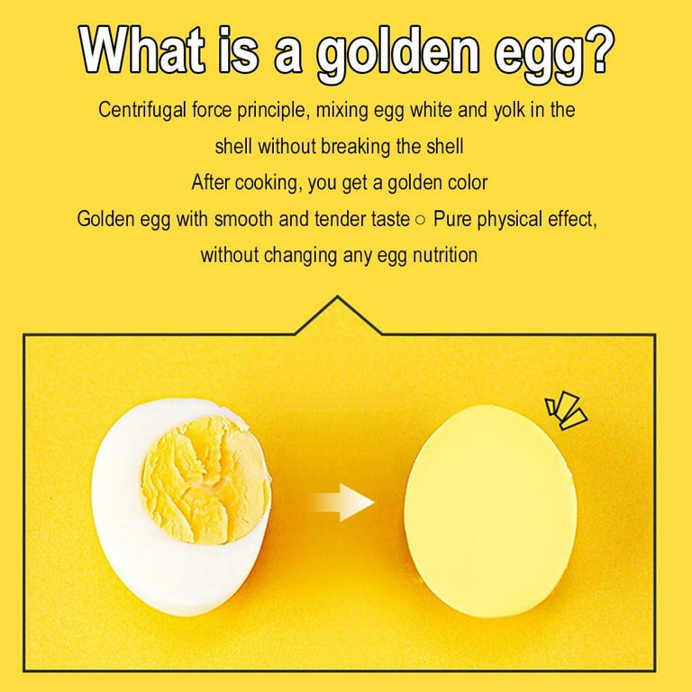  SQRMINI Electric Egg Spinner, Eggs Yolk White Mixer, Egg Whisk  Kitchen Gadgets, Portable/Rechargeable Mix Egg in Shell Golden Egg Maker:  Home & Kitchen