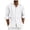 White, variant on Ymyiu Short Sleeve Shirts for Men Men's Linen Blend Short Sleeve Shirt Vintage Beach Button Down Resort Vacation Casual Shirts Size M(White, M)