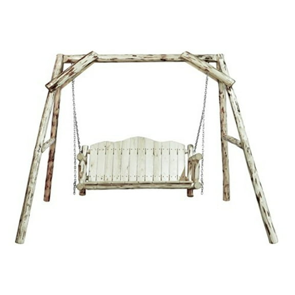 Montana Collection Lawn Swing w/ "A" Frame, Ready to Finish