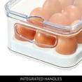 thumbnail image 4 of iDesign Crisp BPA-Free Plastic Stackable Refrigerator Egg Bin, Clear, 4 of 8