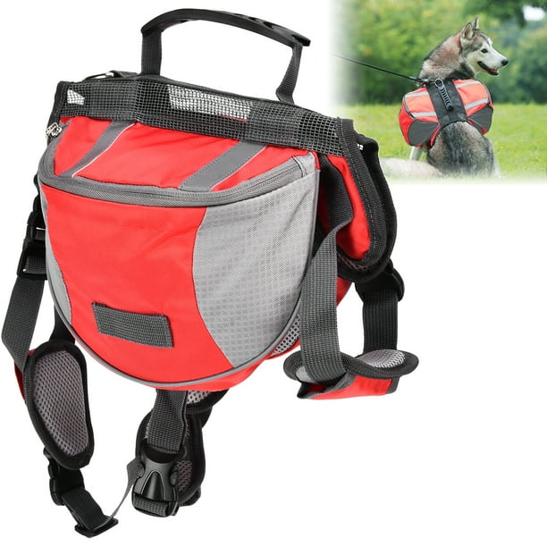 Dog Saddle Bag Nylon Material Hound Dog Saddle Backpack Wide