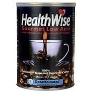 HealthWise Colombian Gourmet Low Acid Supremo Decaffeinated Coffee - 12 oz Pack of 4