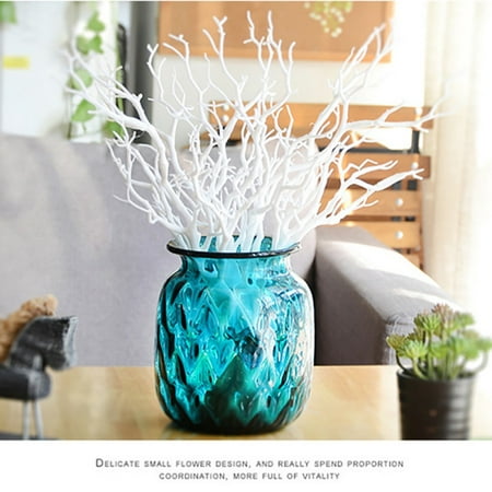 Dried Artificial Plant Tree Branches Stem Home Flowers Decoration 3 Pcs (vase not