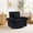 Black, variant on Wansaly Swivel Accent Chair, 23.6" Wide Chenille Armchair with Pillow, Red