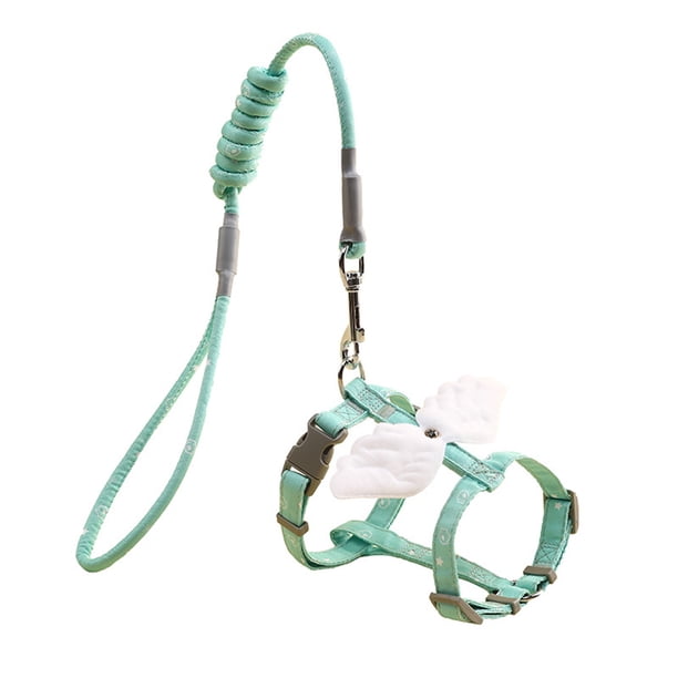 Cuerda para perro pequeña, correa para el pecho en forma de I, cuerda de tracción ajustable con gradiente para gato y mascota