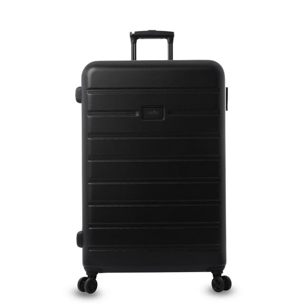 TOTTO Maleta de Viaje Grande con Cubierta Rígida 5KG - Con Ruedas HARBOR L negro L