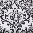 thumbnail image 3 of Girly Black and White Damask Reversible 8 PC Full-Queen Quilt Bedding Set, 3 of 5