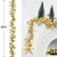 thumbnail image 4 of MAMOWEAR 6Ft Gold Berry Christmas Garland, Flexible Artificial Berry Garland for Indoor Outdoor Home Fireplace Decoration Winter Christmas Holiday New Year Decor, 4 of 8