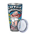 thumbnail image 2 of Capitán CalzoncillosVaso de 20 oz, taza de viaje de café con aislamiento al vacío de acero inoxidable, taza de café, taza de viaje con tapa, taza térmica para exteriores, 2 of 8