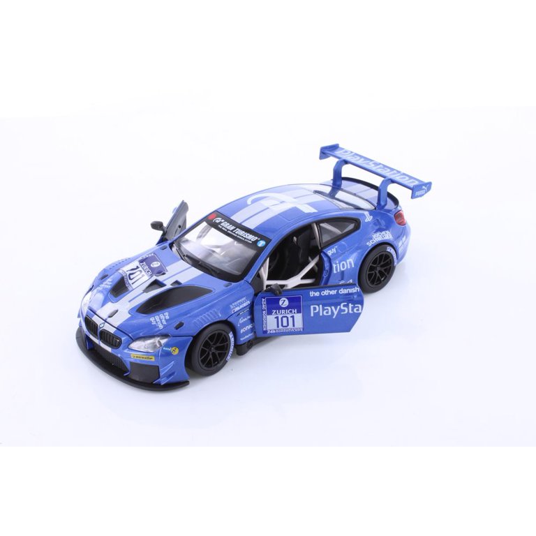 BMW M6 GT3ミニカー BMW M6 GT3, Blue - Showcasts 68255D - 1/24 scale Diecast