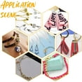 thumbnail image 7 of Golden Jewelry Finding kits Ribbon Clamp Ends Jump Ring Lobster Claw Clasps, 7 of 7