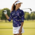 thumbnail image 3 of Garronmavis Dragonfly Women's Golf Shirt and Sun Visor Hat Set Sports Sun Visor Hat Quick Dry Women Sport Cloth Moisture Wicking for Golf,Tennis,Hiking,Running,Gym Comfortable, 3 of 7