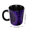 thumbnail image 3 of Purple Mandala Full-frame dual-color ceramic mug, 3 of 5