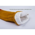 thumbnail image 6 of Clearance hand protector under $20,23.6inch Long Sleeves Leather Welding Gloves Heat And Wear Hand Protectors Fire Boot Tools Gifts For Men Dad 1PC, 6 of 9
